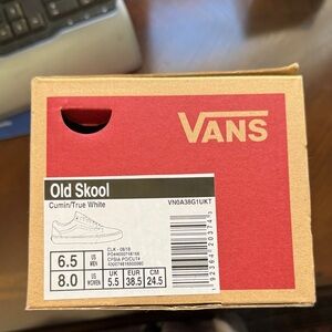 Vans Old Skool Kids Sneakers - Cumin and White